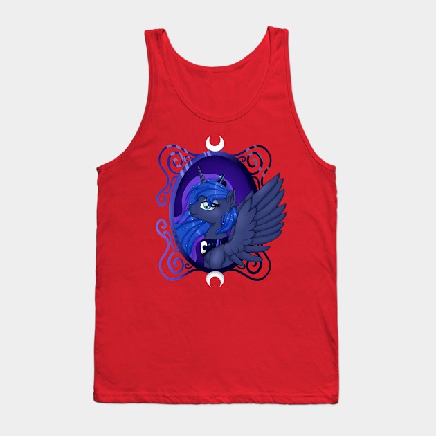 Luna portrait Tank Top by Spokenmind93